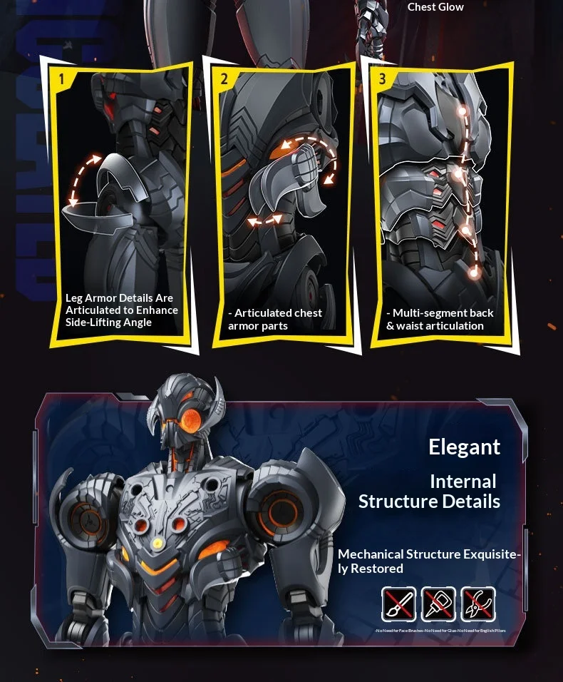 Blokees Legend Edition Building Block Collectible Action Figure Assembly Model Kit For Collection Enthusiasts Gift