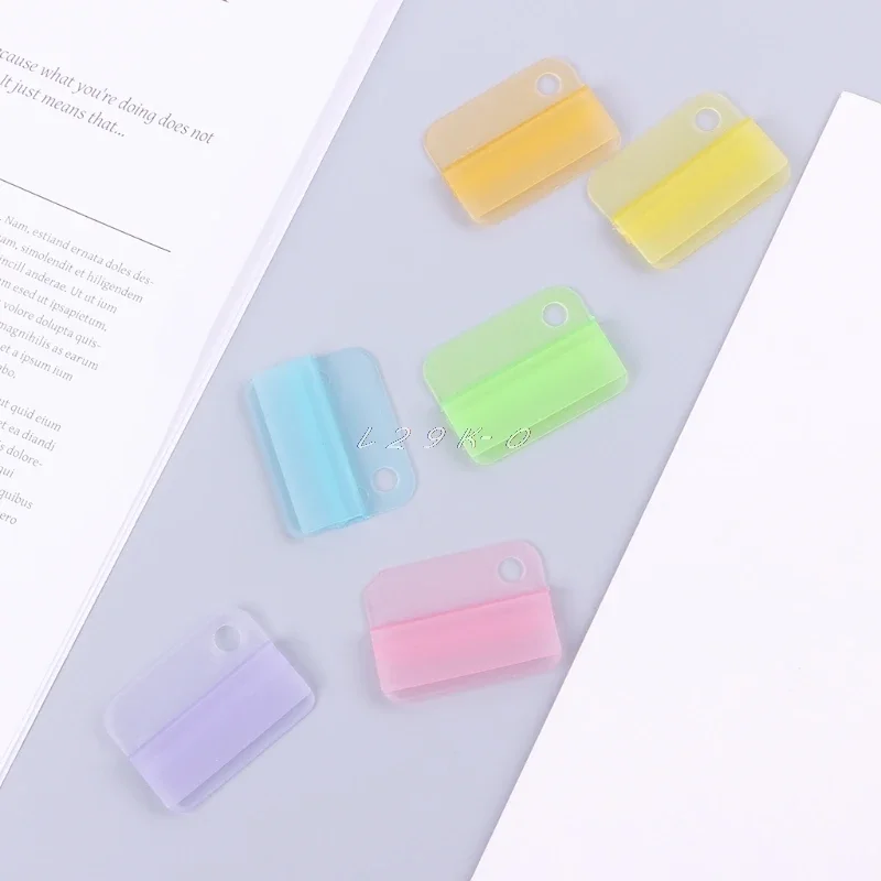 6pcs newest Creative Decorative Writing Photo Paper Clips Office School Stationery Supplies Paper book classification folder