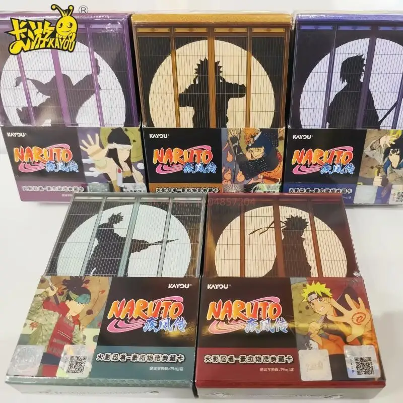 KAYOU Genuine Hot Sale Limited Edition Naruto Collector Cards Hero'S Tale Series With Card Frame Collect Toys Christmas Gifts