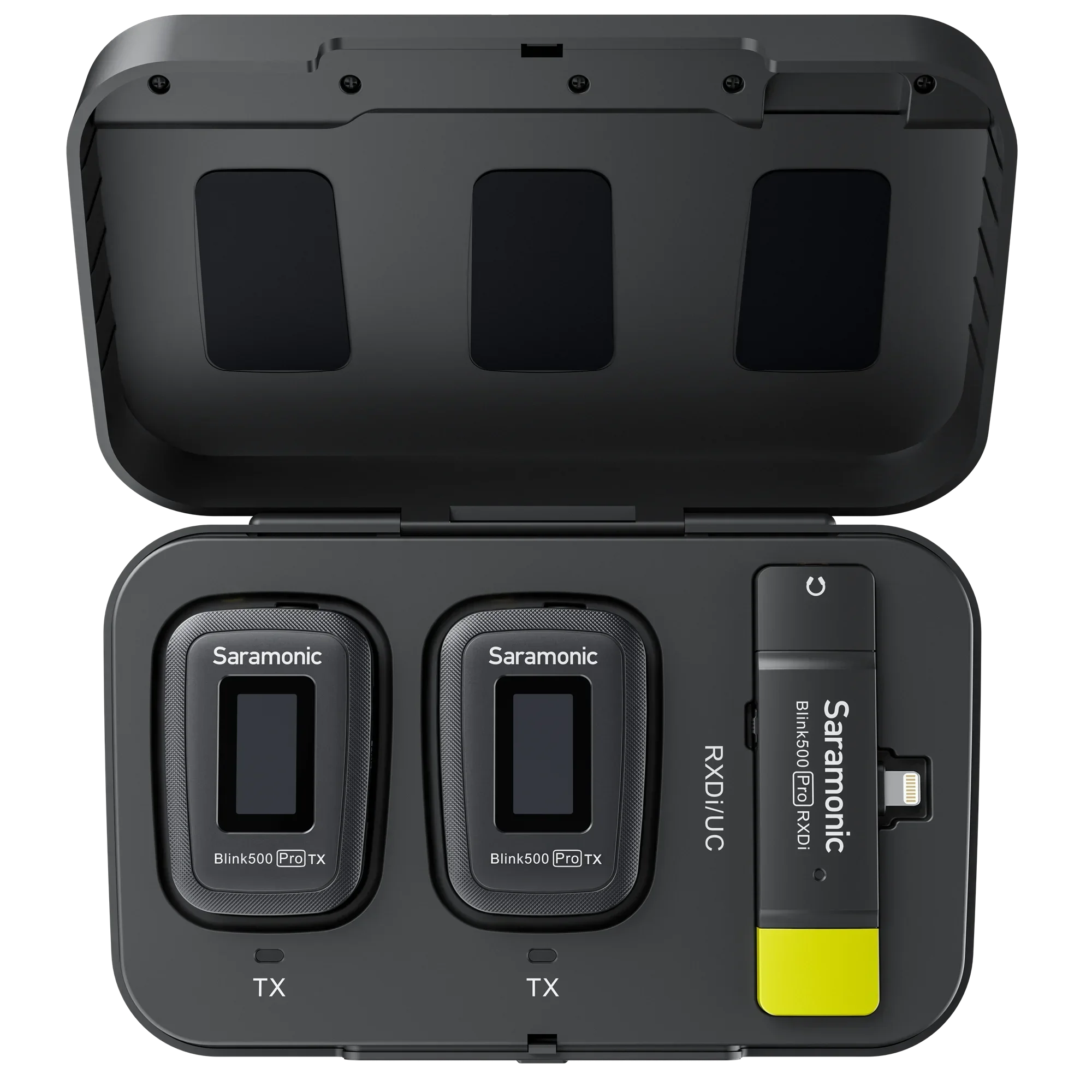 

Saramonic Blink500 Pro B4 Advanced 2.4Ghz 2-Person Wireless Clip-On Microphone with Lightning Receiver for Devices