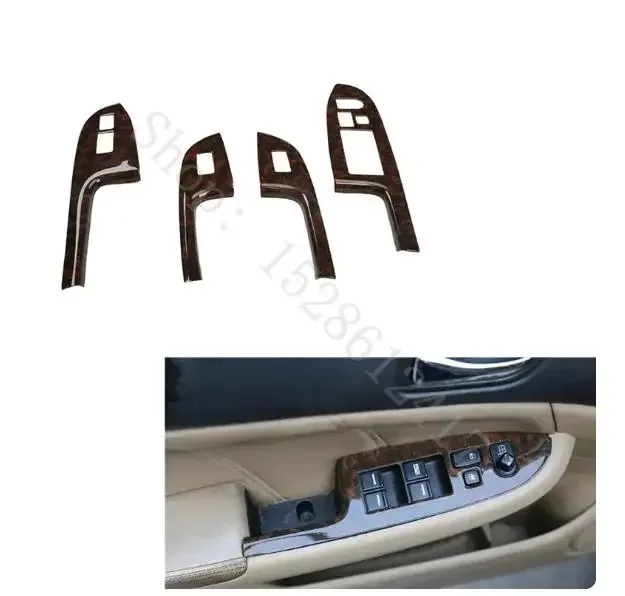 

for Honda Accord 2003-2007 LHD RHD Armrest Window Rise Lift Down Control Switch Door Lock Panel Cover Trim Car Accessories