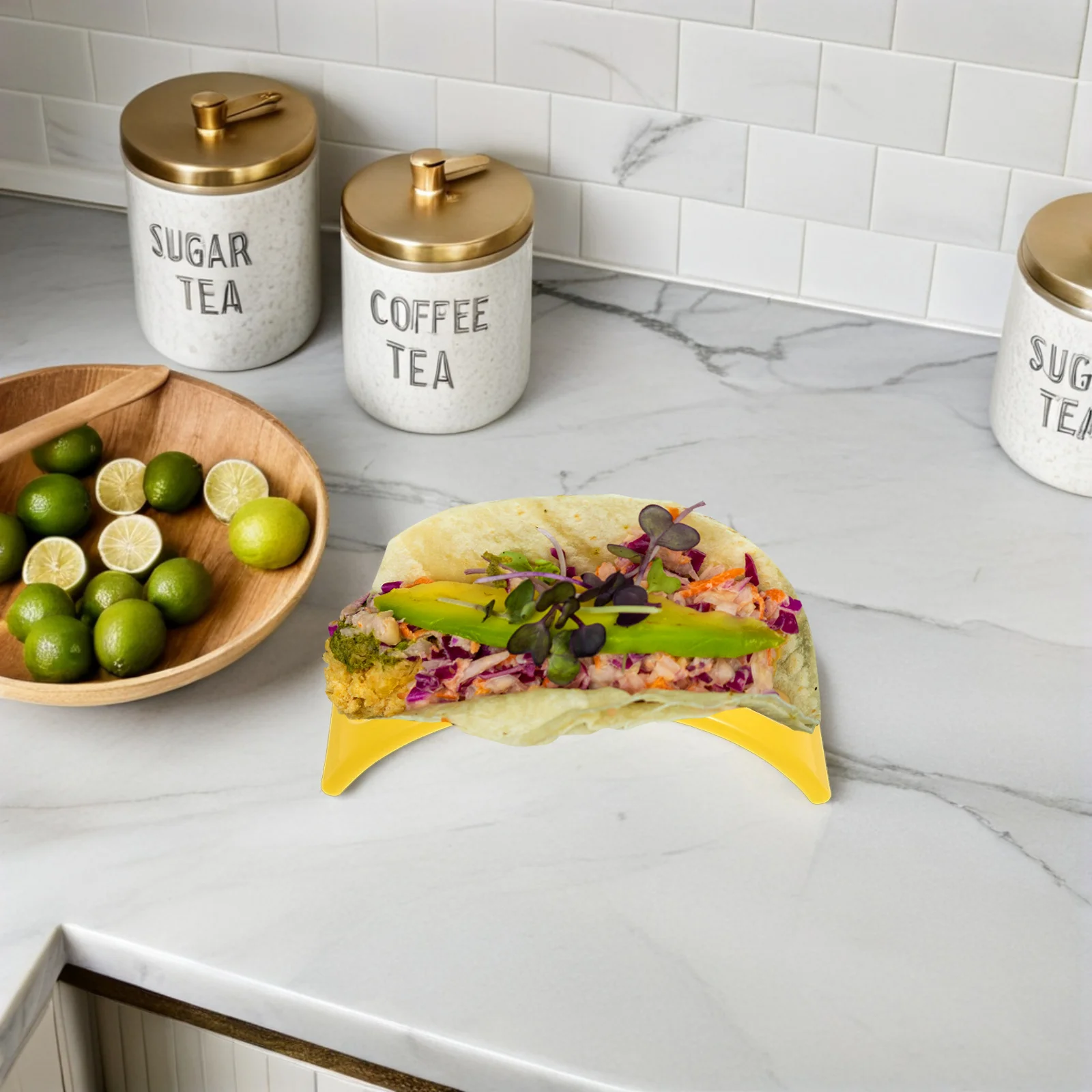 

12Pcs Mexican Tortilla Holder Stand Colorful Shell Taco Rack Organizer for Party Family Breakfast Picnic