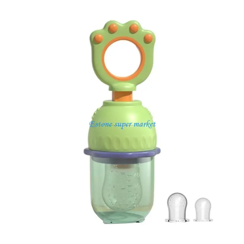 

090B Baby Feeder Spoon Fruit Feeder Pacifier Vegetable Eat Feeder Feed Auxiliary