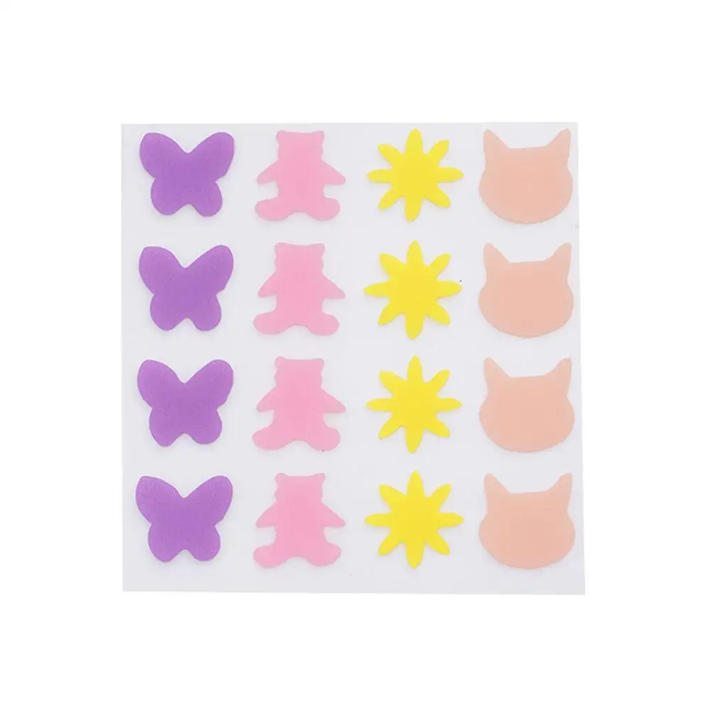 Coração colorido em forma de acne tratamento remoção adesivo, pele bonito, capa invisível, espinha X0d6, 1 folha