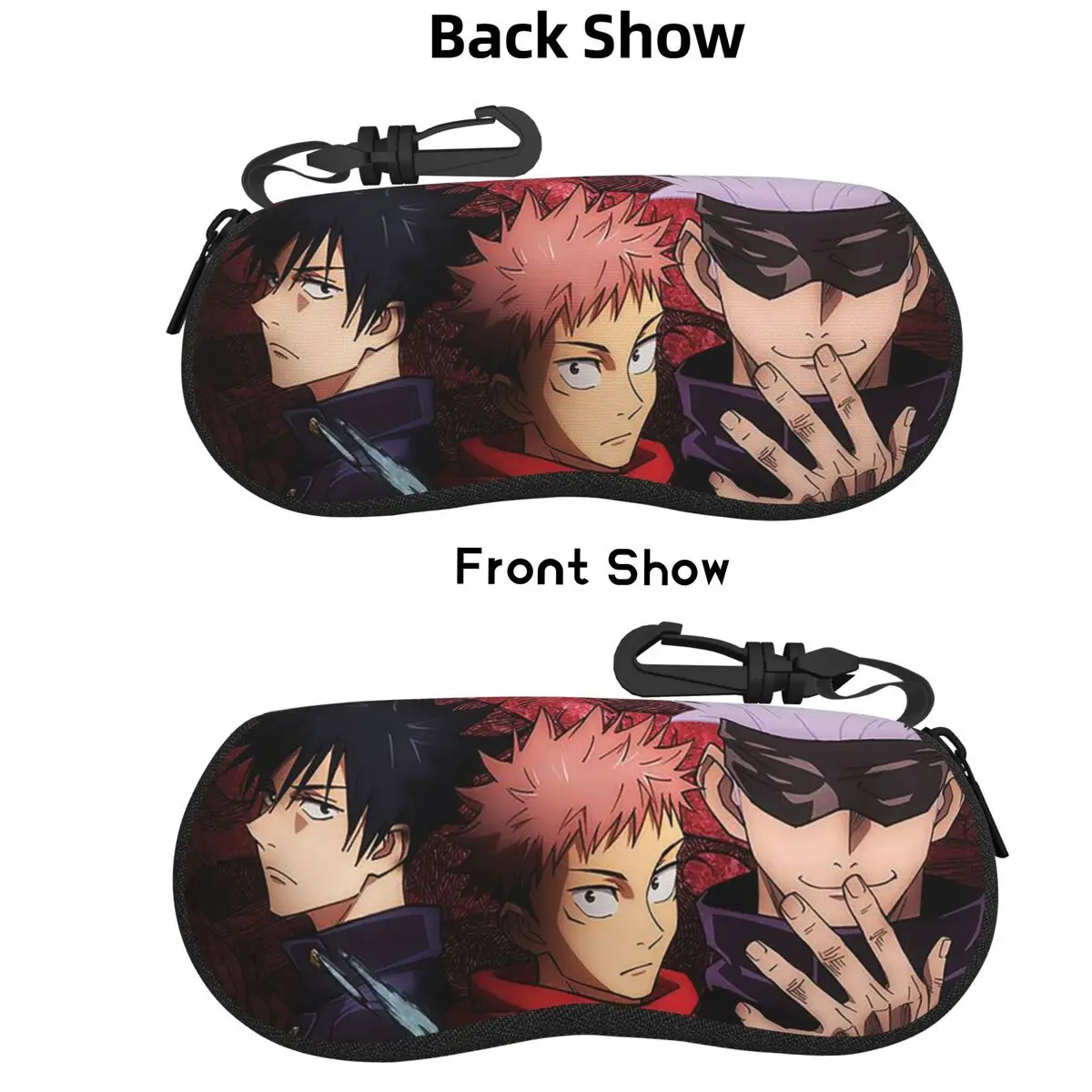 Megumi Besto Friendo Jujutsu Kaisen Sukuna أنيمي شل نظارات حافظة نظارات واقية صندوق النساء الرجال لينة النظارات حقيبة