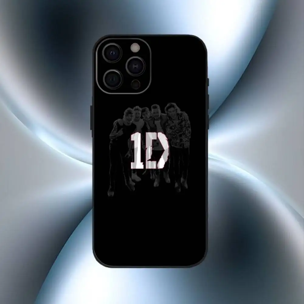 One D-Direction-ES Band  Phone Case For iPhone 16,15,14,13,12,17,Pro Max,Plus Silicone Black Case - view 4