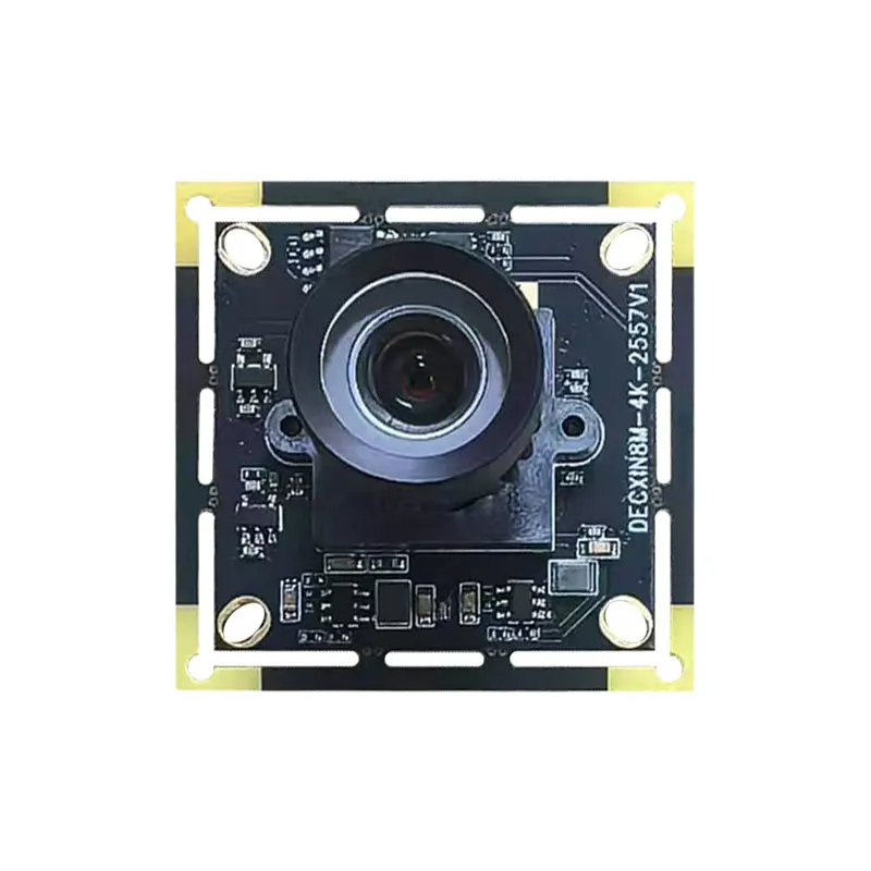 USB industrial camera 8MP 4K HD module 1/1.8 AR0822 wide-angle lossless machine vision supports external triggering.