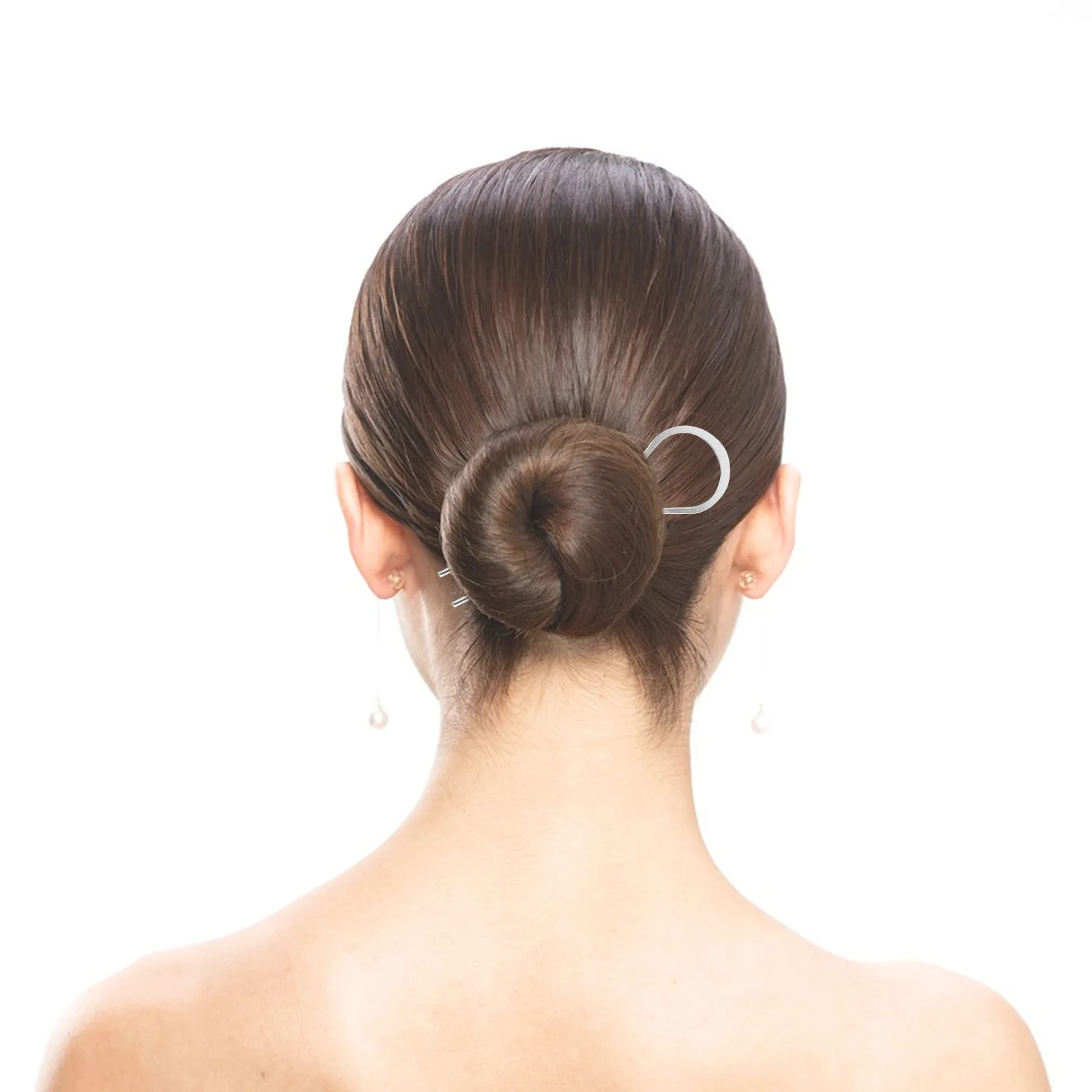 

50 Pcs Accessories U Shaped Flattened Iron Diy Hairpin Large U-Shaped Hairpin for Buns Forks Large Size Sturdy Construction