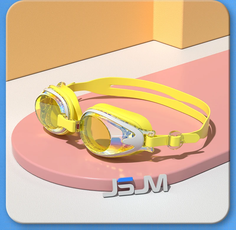 JSJM Professionelle Kinder-Schwimmbrille, beschlagfrei, UV-Schutz, wasserdichte Silikon-Schwimmbrille für Jungen und Mädchen, Schwimmbrille, Geschenk – Detail 14
