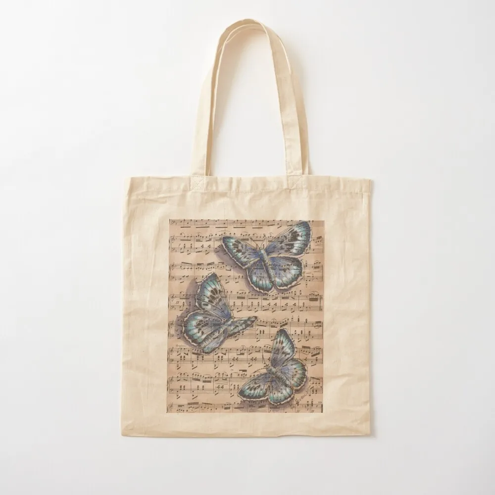 Happy Landings Tote Bag custom tote bag Women's tote bag Fabric
