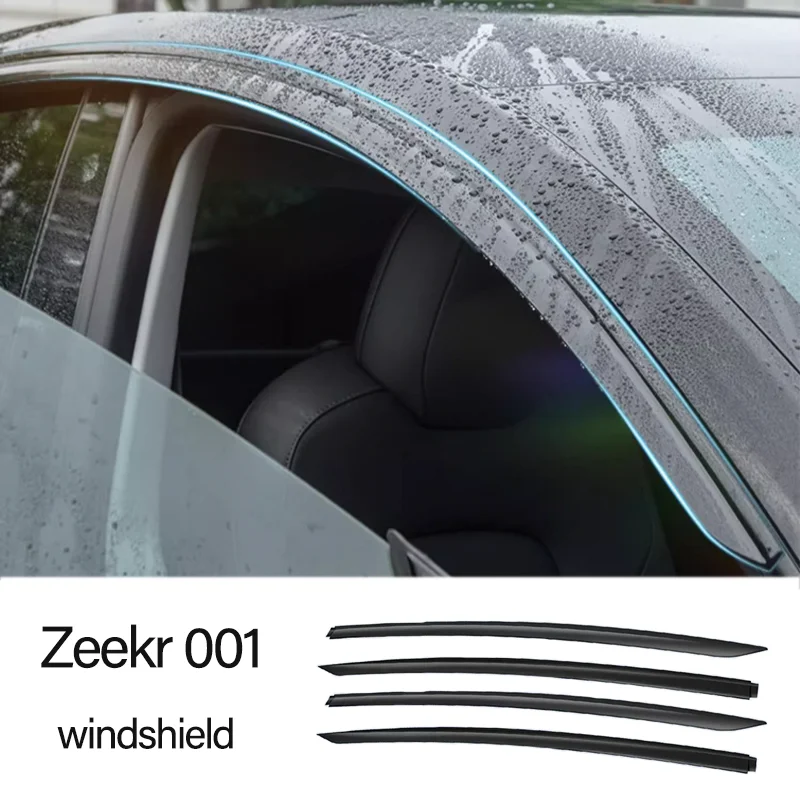 

For Zeekr 001 2021 2022 2023 Window Visor Weathershield Sun Rain Deflectors Guards Car Rain Shield Window Deflectors