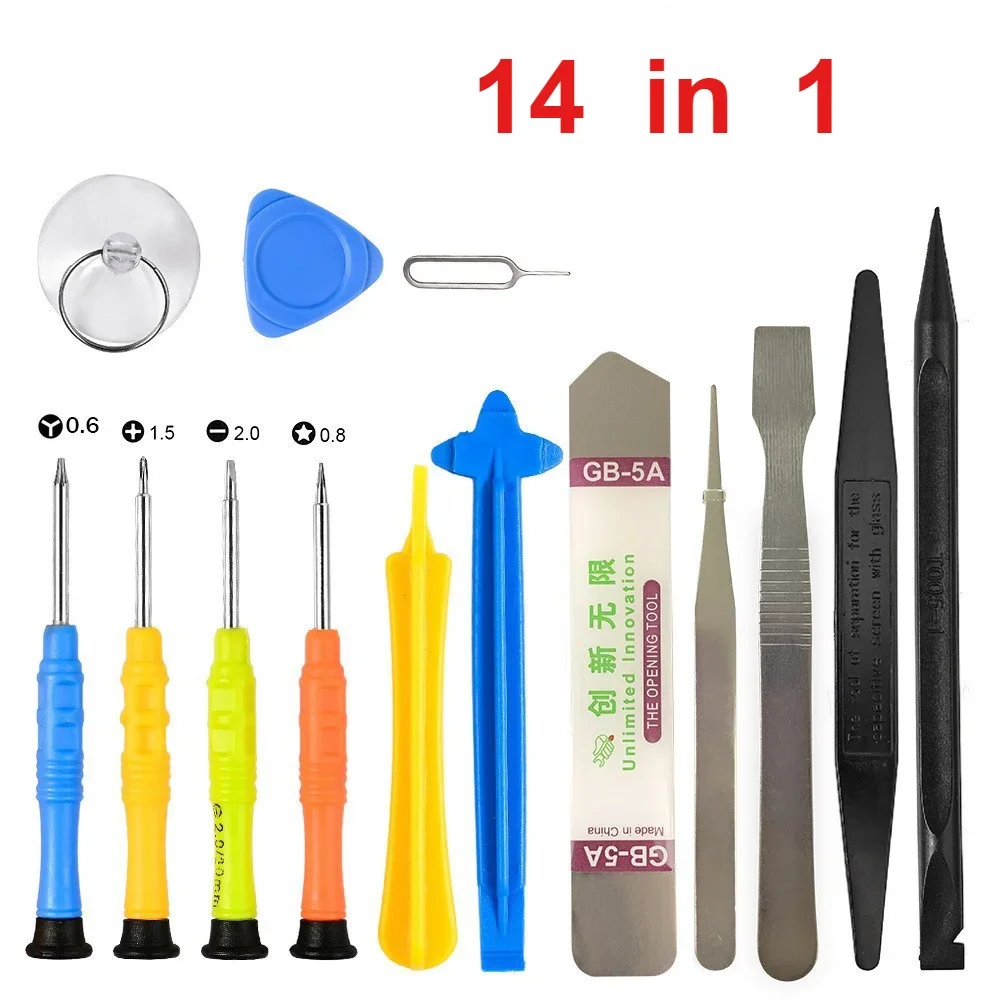 22 in 1 Mobile Phone Repair Tools Kit For iPhone Smartphoe Computer PC Camera Disassemble Hand Tool Set Opening Screwdriver Set