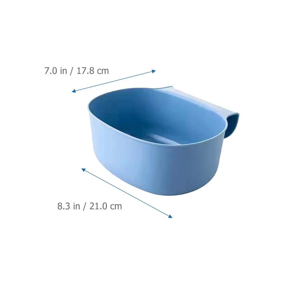 

2 Pcs Hanging Trash Can Garbage Cans Small Cabinet Fashion Mini Food Grade Pp Material Bathroom