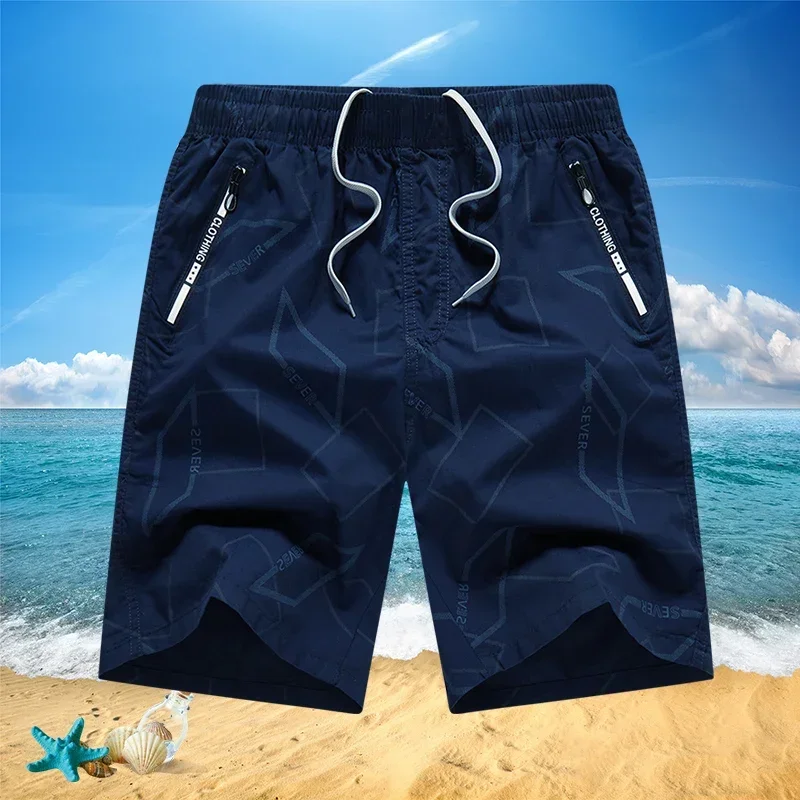 

Fashion Print Shorts Men Beach Shorts Casual Sports Swimwear Plus Size Man Board Shorts Y2K Travel Knee Short Pants