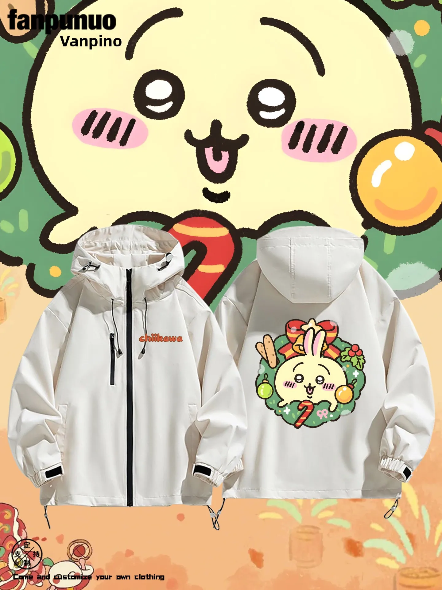 

ex Casual Windproof Polyester Jaet Hooded Zipper Closure Outdoor Spring Autumn Winter Faionable Versatile Polyester F...