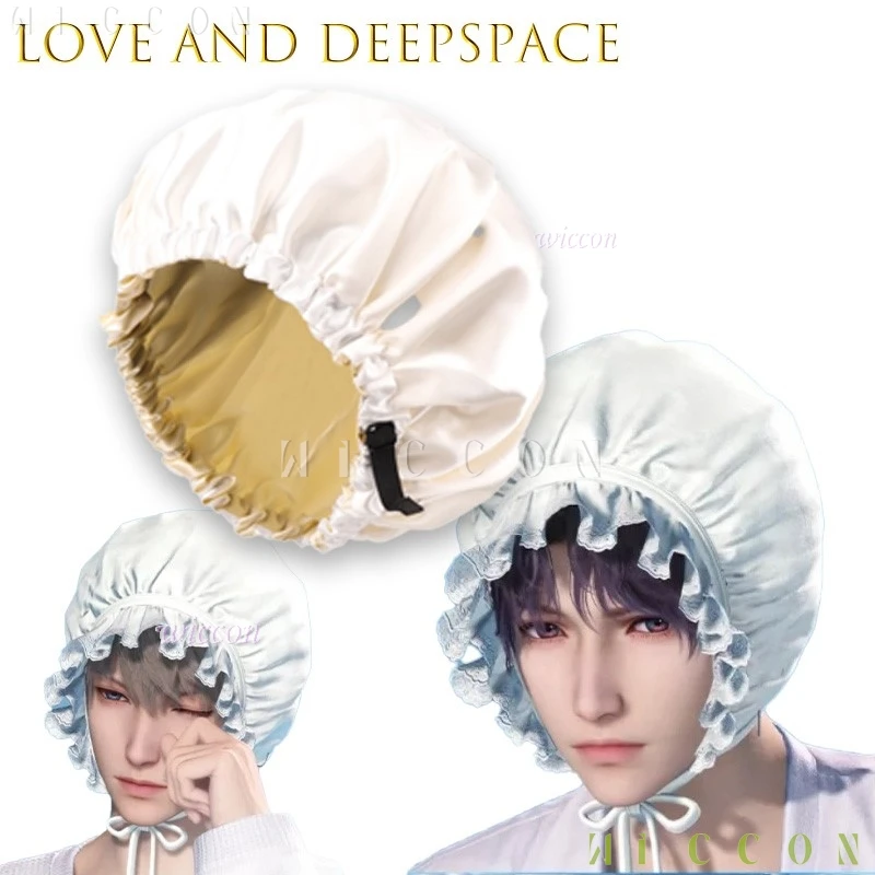 

Halloween Love And Deepspace Male Lead Two Tone Silk Night Cap Clothing 2025 Carnival Outift