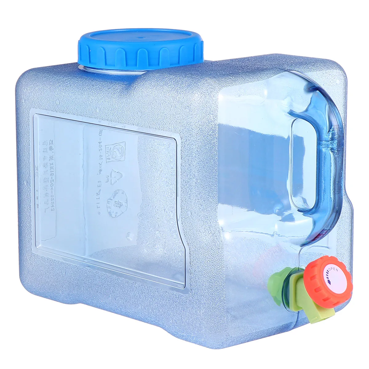 

Portable Water Container Durable PC Material Blue Color Ideal for Garden Travel Camping Food Grade Eco Friendly Storage Bucket