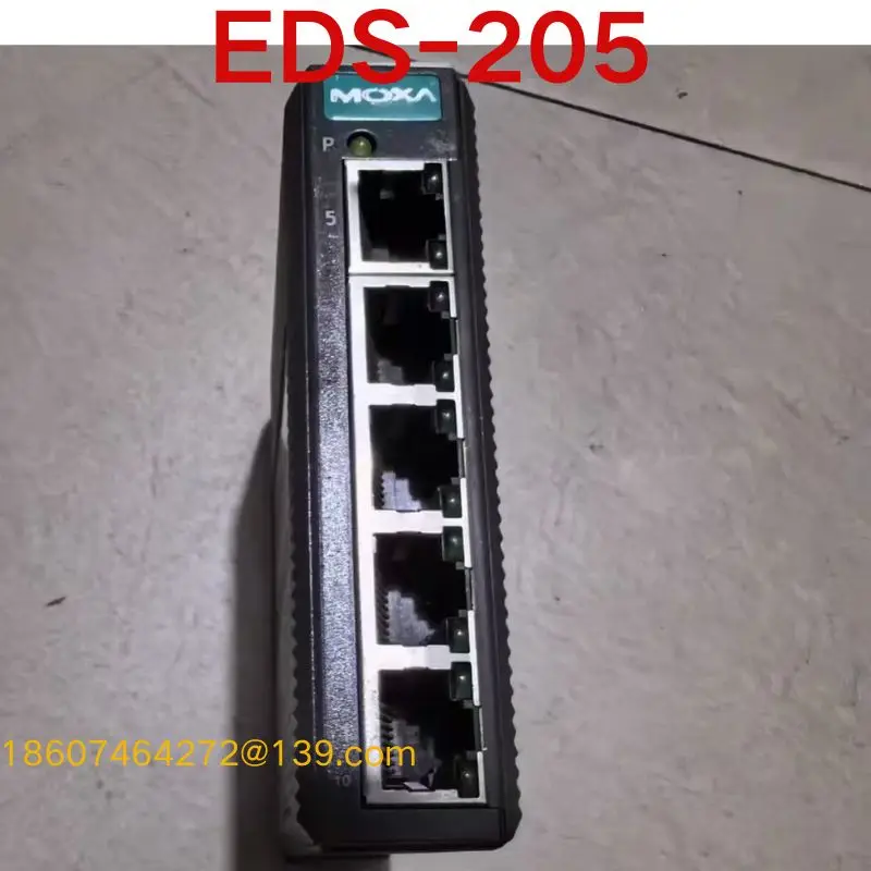 Second-hand test OK  5-hole Ethernet switch EDS-205