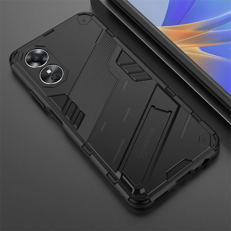 For Oppo A17 4G Case Shockproof Kickstand Magnetic Holder Armor Phone Cases for Oppo A17 2022 A 17 4G OPPOA17 CPH2477 Back Cover