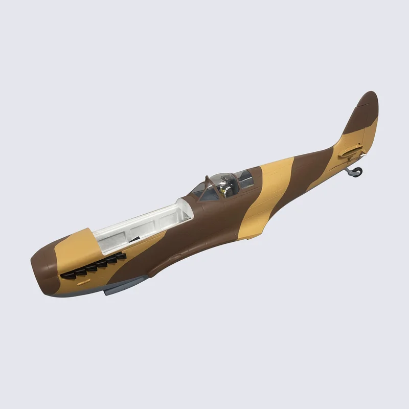Xfly 1200mm Spitfire ensemble complet d'accessoires d'origine corps ailes principales patins de train d'atterrissage couvercle de palette hélice