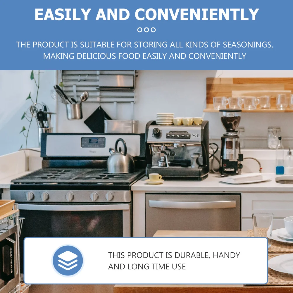 

1 Set Pepper Flour Canister Ceramic Sauce Storage Container Flat Bottom Seasoning Jar Kitchen Supply Food Storage Pot Spice Jar