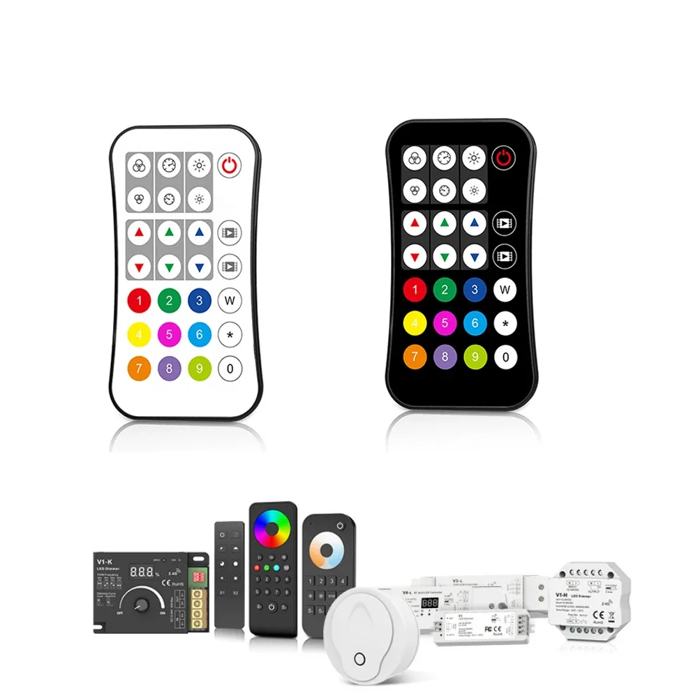 Imagem -04 - Escurecimento Interruptor Remoto para Rgb Rgbw Spi Led Strip Light Módulo Controlador Série Skydance r9 Zone 2.4ghzrf 27key