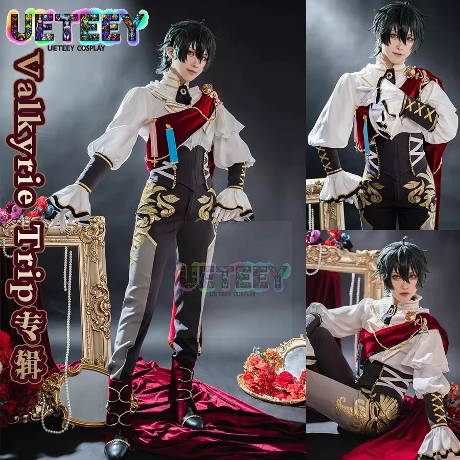 UETEEY  Ensemble Stars Valkyrie Trip Album Itsuki Shu/Kagehira Mika Game Suit Handsome Cosplay Costume Halloween Party Outfit