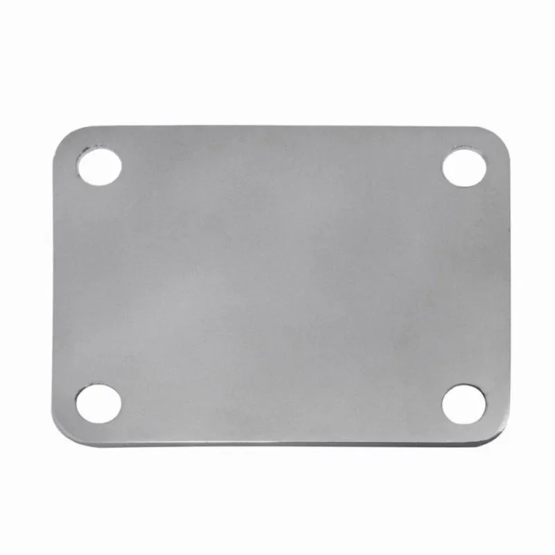 Electric Guitar Neck Plate Stainless Steel Joint Board With Screws Music Accessory