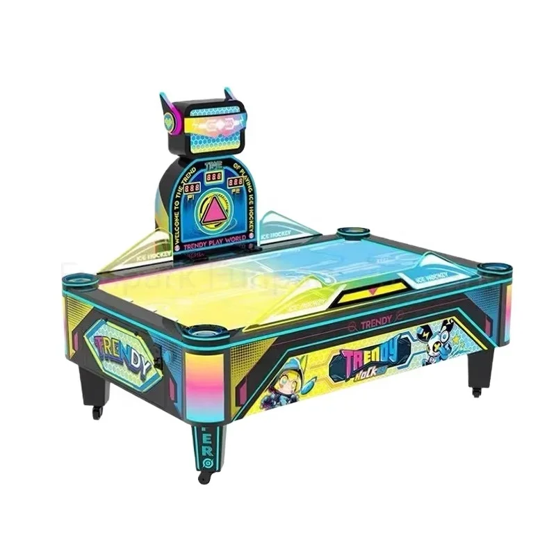 Popular 2-Player Indoor Racing Arcade Game Center Coin Operated Air Hockey and Other Exciting Amusements