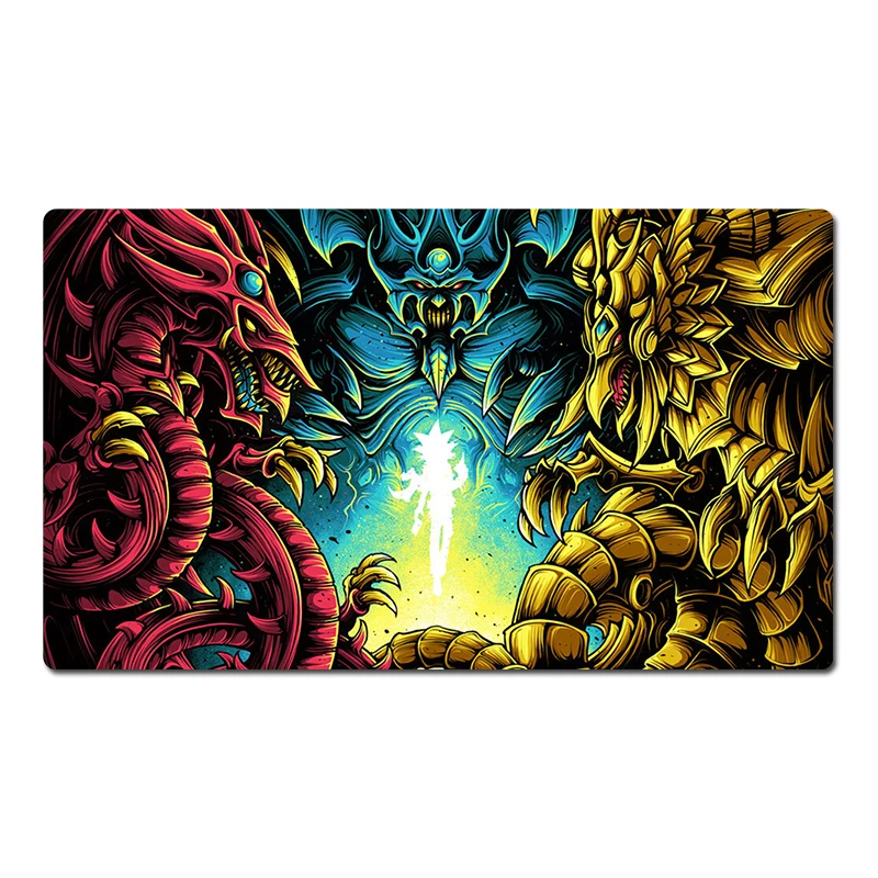 

YuGiOh Настольный игровой коврик Osiris the Sky Dragon TCG CCG Коврик для торговых карточных игр Игровой стол Игровой коврик Коврик для мыши Коврик для мыши Бесплатная сумка