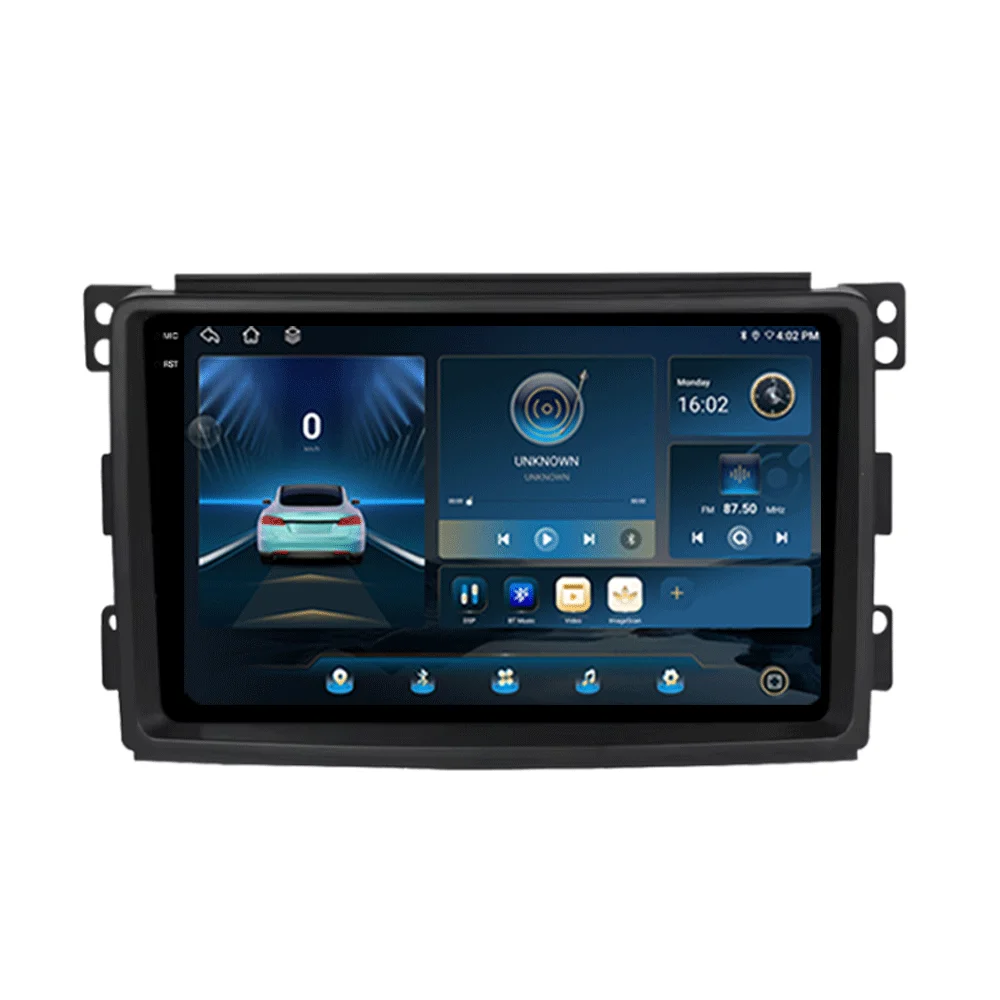 Android 15 Voor Mercedes Benz Smart Fortwo 451 2006 2007 2008 2009 Autoradio GPS Carplay Multimedia Speler Navigatie Stereo auto - afbeelding 2