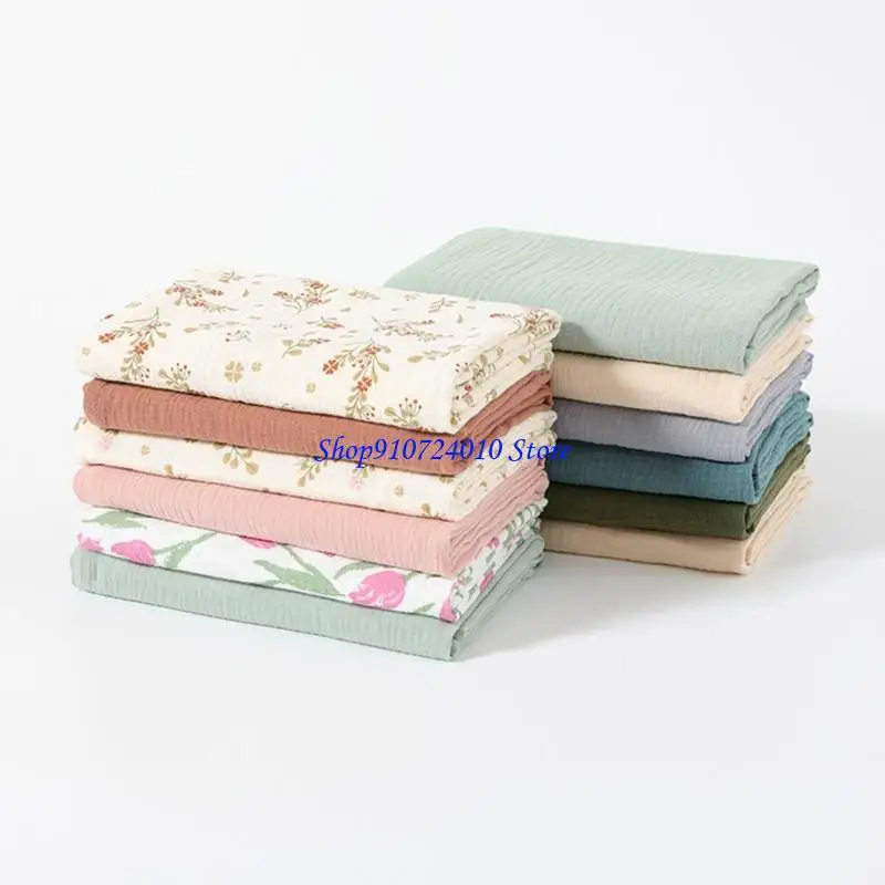 77HD مناشف حمام ناعمة مكونة من طبقتين من الشاش للعناية بالبشرة اللطيفة للرضع والأطفال