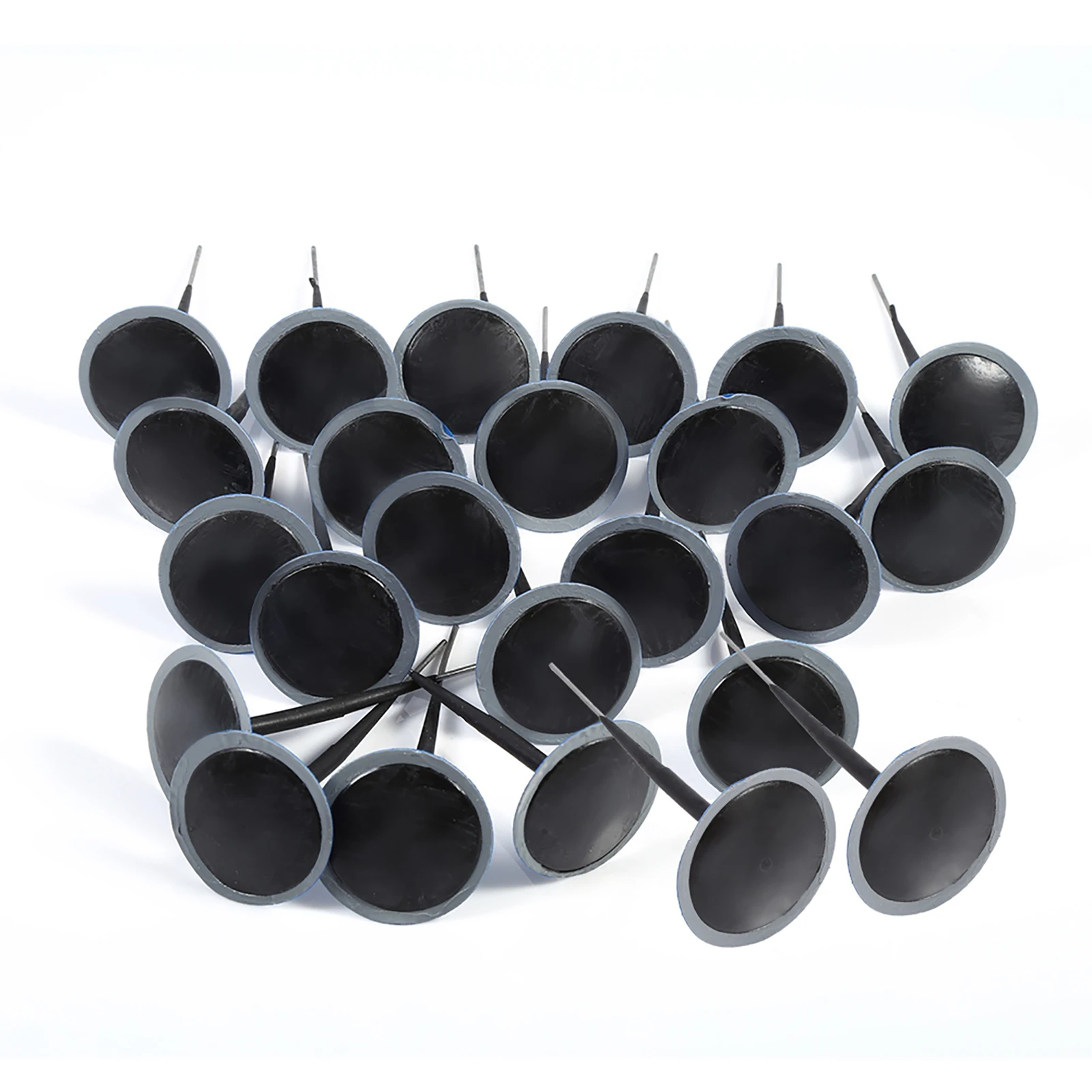 24Pcs Mushroom Nail Tyre Film Tyre Cold Patch Film Rubber Tire Wheel Repair Parts Kit Integral Plug 4.5mm Nail Car Accessories