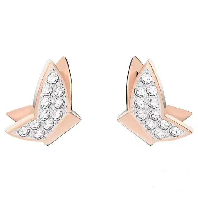 2025 قلادة جديدة على شكل فراشة من الزركون، سوار أرنيل، مجموعة مجوهرات، أساسية لولائم الحفلات - هدية الذكرى السنوية- #4