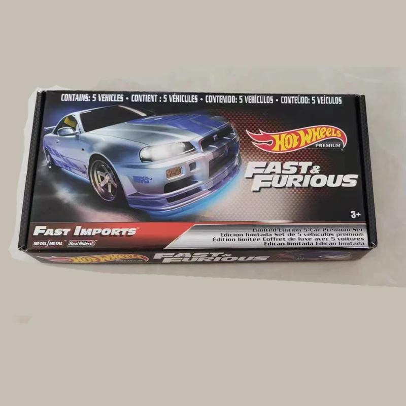 [In stock] HOT WHEELS Original FAST&FURIOUS LP 570-4 Superleggera Nissan Silvia Ford Escort RS 1600 Finished Goods Car Model Toy