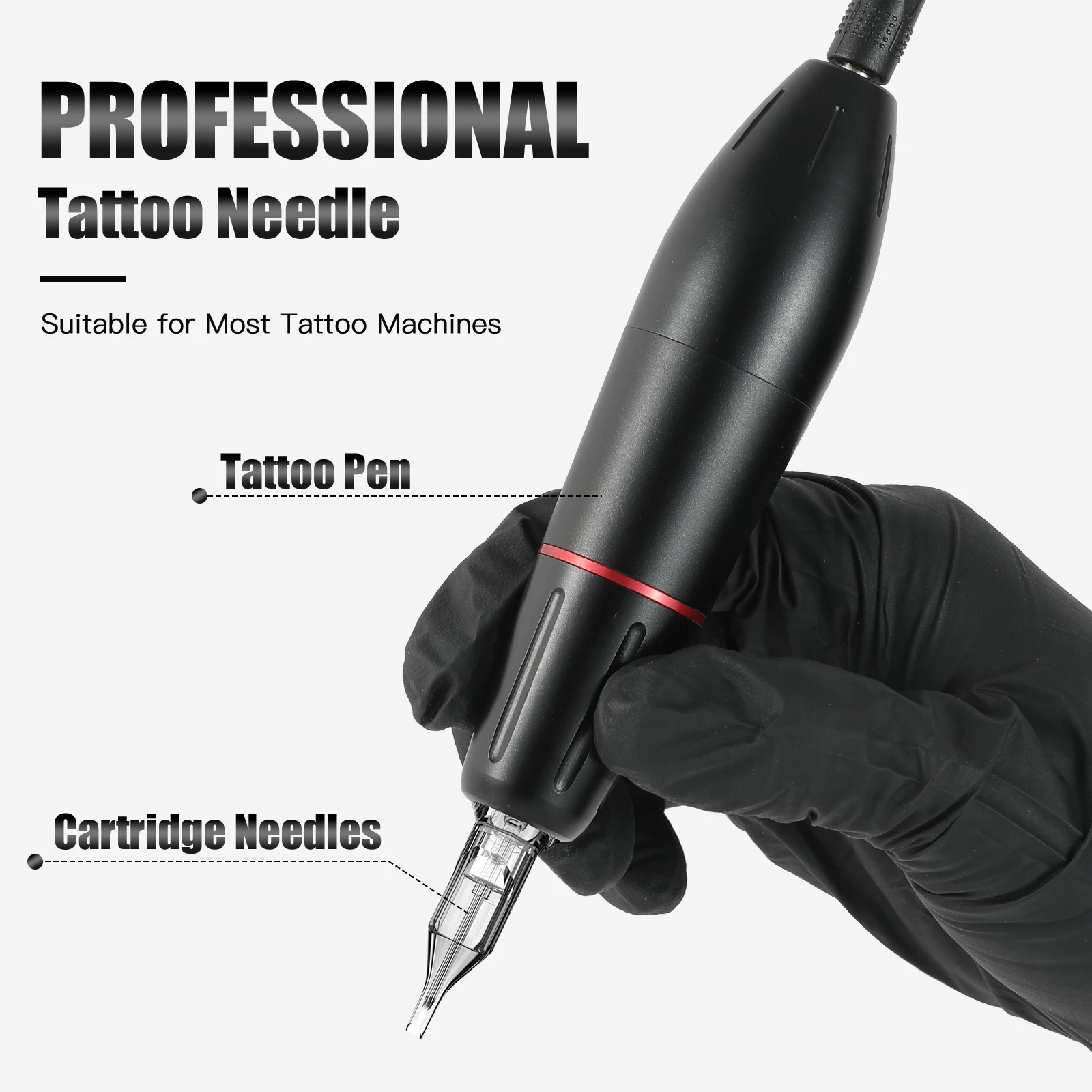 مجموعة إبر الوشم المميزة من DQFART - مجموعة بطانة دائرية قياسية مع تكوينات 1203RL، 1205RL، 1205M1، 1207M1 #6