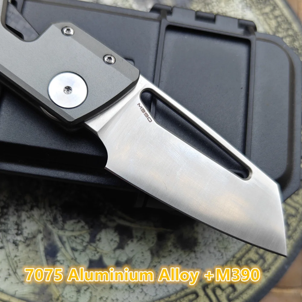 JUFULE WinterBlade Aluminum Handle + Titanium Lining VG10 Ceramic Bearing Pocket EDC Tool Camping Hunting Tactical Folding Knife
