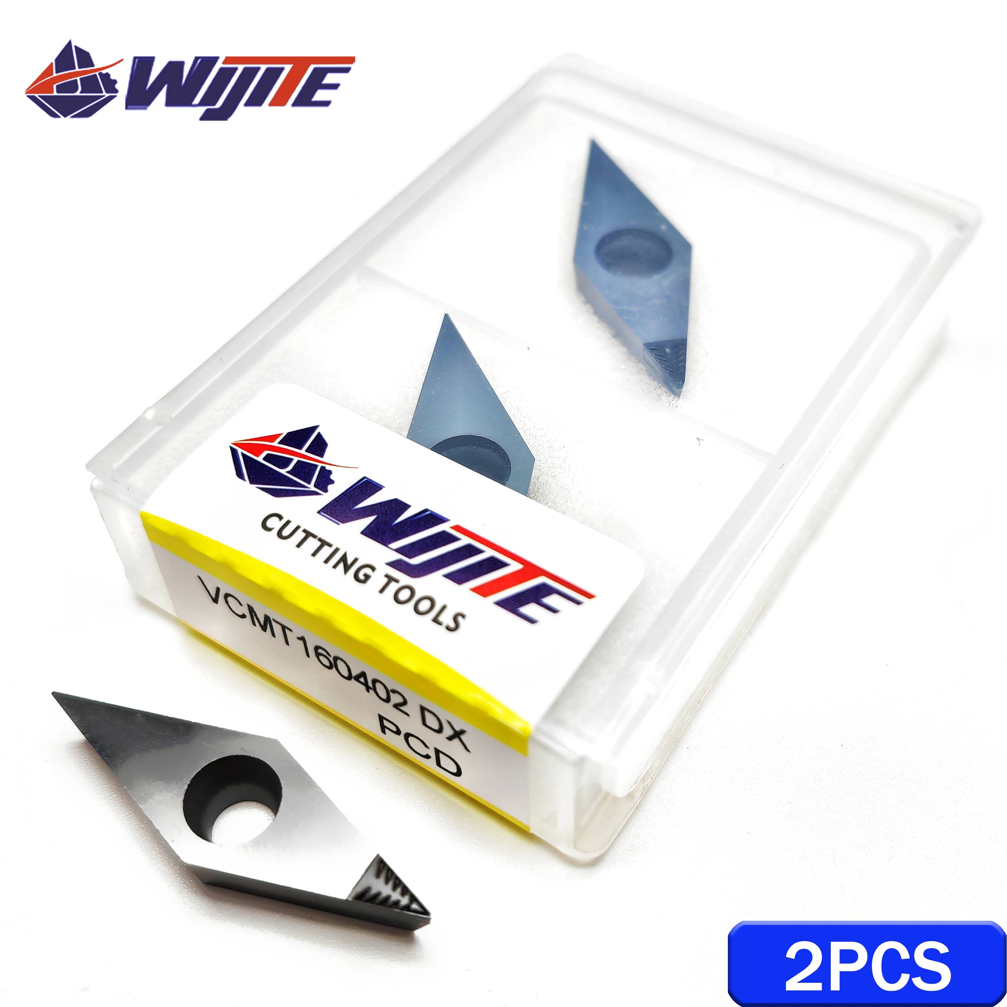 Imagem -02 - Ferramenta de Quebra de Chip Pcd Vcmt11 Vcmt16 dx Adequado para Metais Não Metalizados Adequado para Alumínio e Cobre com Alto Acabamento Vcmt