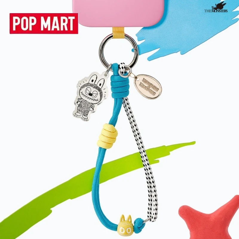 

NEW POPMART 100% genuine THE MONSTERS 10th anniversary series mobile phone lanyard blind box peripheral 2026 New Year gift