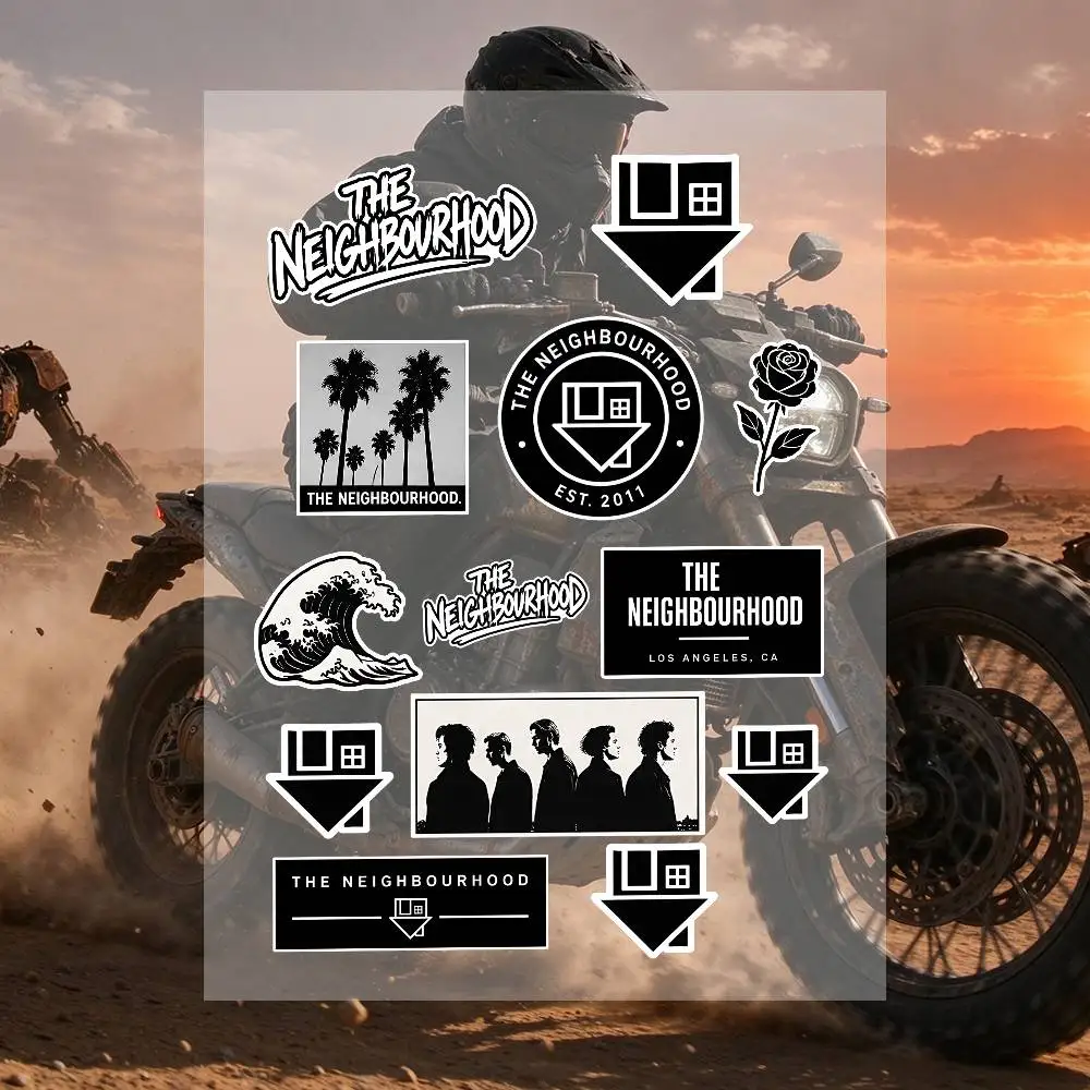 The N-NeighborhoodS Stickers Moto Sticker Auto Body Bumper Windows Motorcycle Laptop Walls Vinyl Decal Car Tuning Accessories
