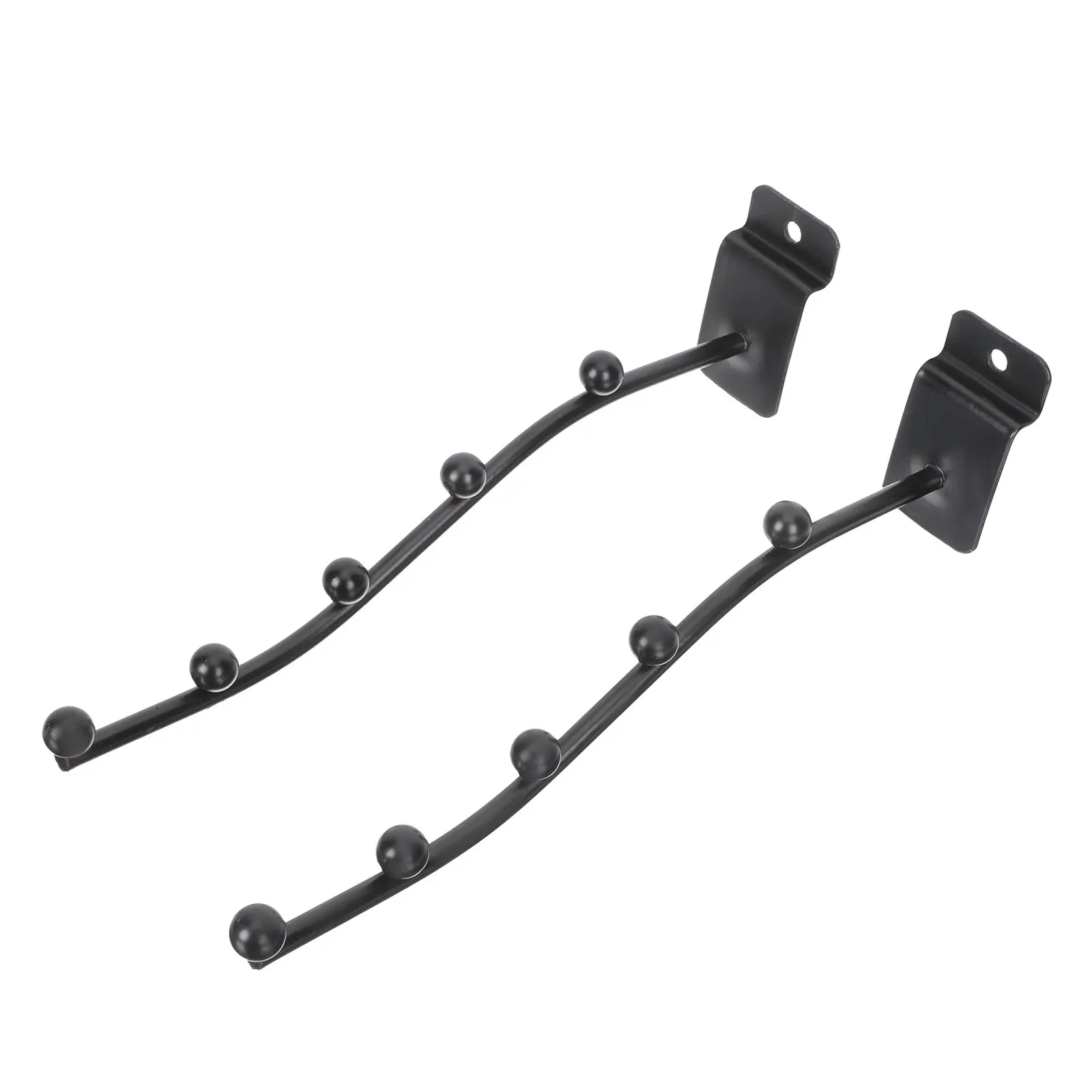 

2 Pcs Groove Plate Flute Rack Saxophone Wall Holder Hook Stand Horizontal Guitar Instrument Mount