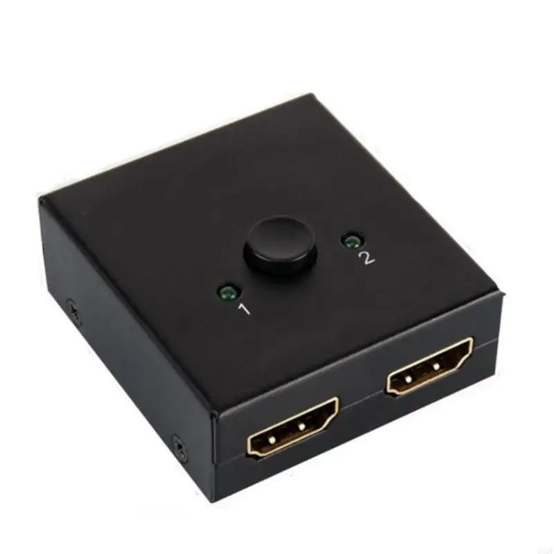

896F Portable 4K/3D BiDirectional HDMIs Switcher HDMIs Splitter For Seamlessly Audios Video Switching In Various Environment