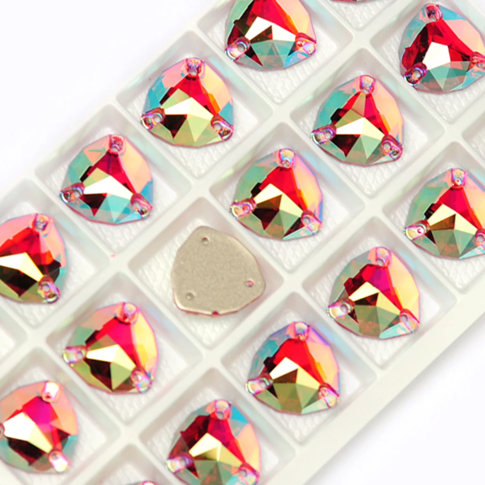 YANRUO 3272 Trilliant Colors AB Alle Größen zum Aufnähen von Strasssteinen, bunte Glas-Gymnastik-Rhythmische Kleidungsdekoration – Detail 17