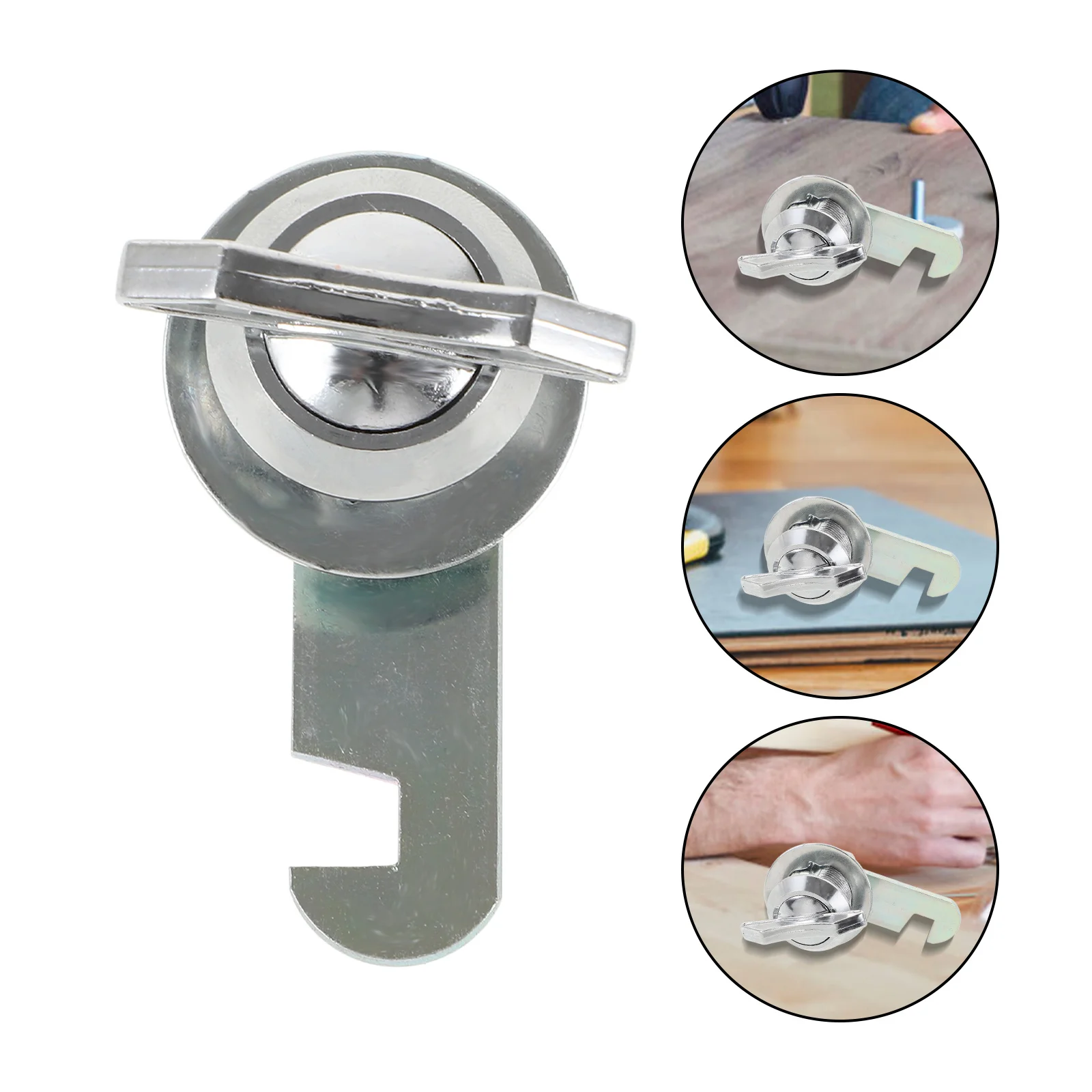 

2Pcs for Cabinet Lock Mailbox File Cabinet Rv Storage Door Latch Multi-Use Rv Storage Door Latch Drawer Locks