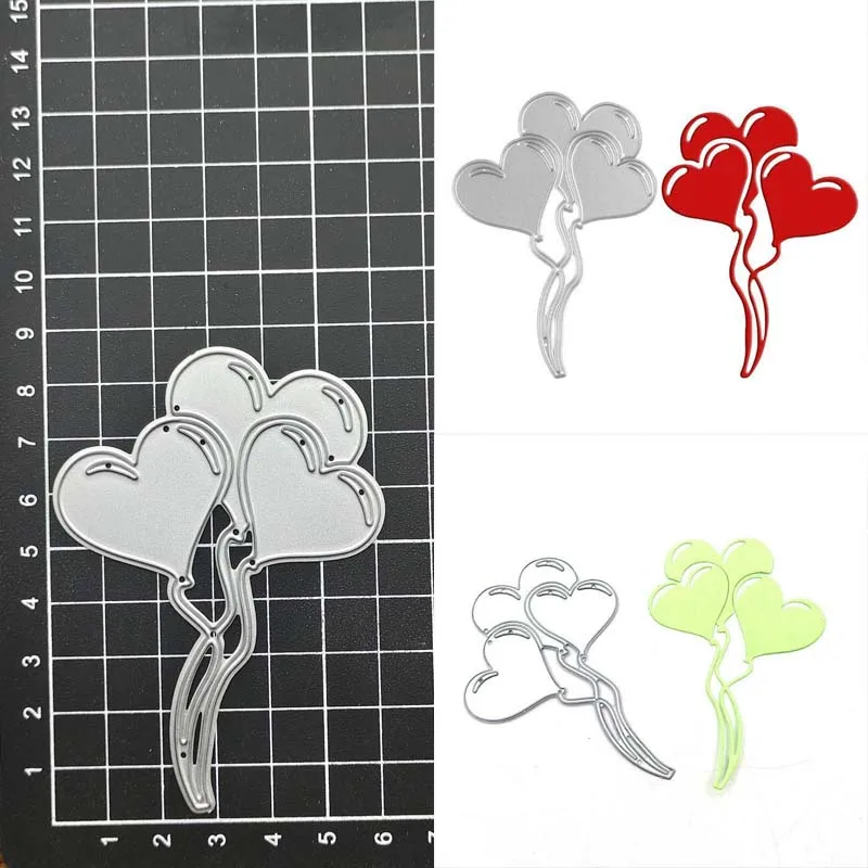 

Heart Balloon Metal Cutting Dies for DIY Painting Decorative Embossing Handicrafts Template Cutting Dies