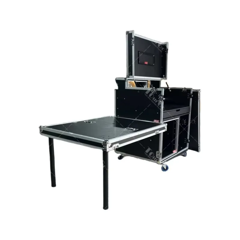 

32-35 Inch Screen Monitor Video Production Flight Case for Live Broadcasting Streaming Recording Studio Deck Kit Case