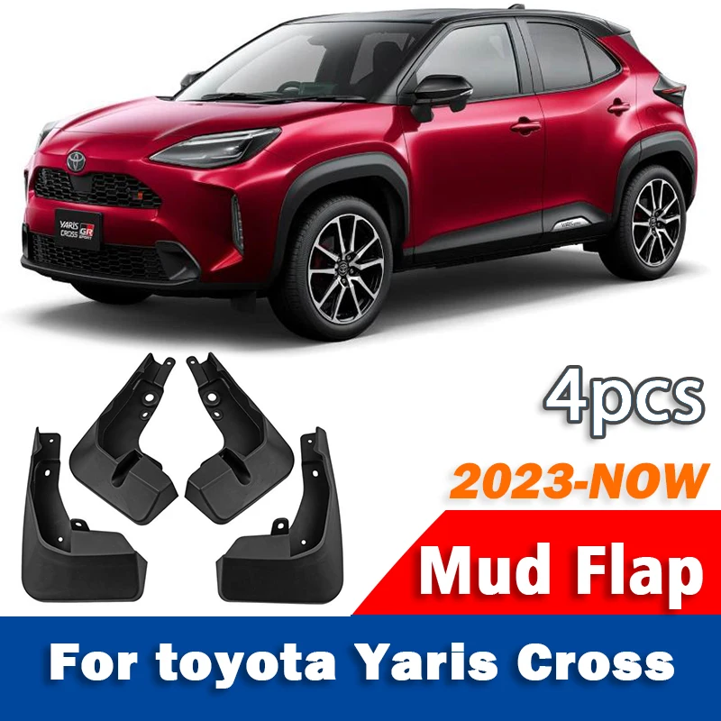 

2023 2024 2025 2026 FOR Toyota Yaris Cross Mudflaps Mudguard Fender Mud Flaps Guard Splas Car Accessories Mudguards 4pcs