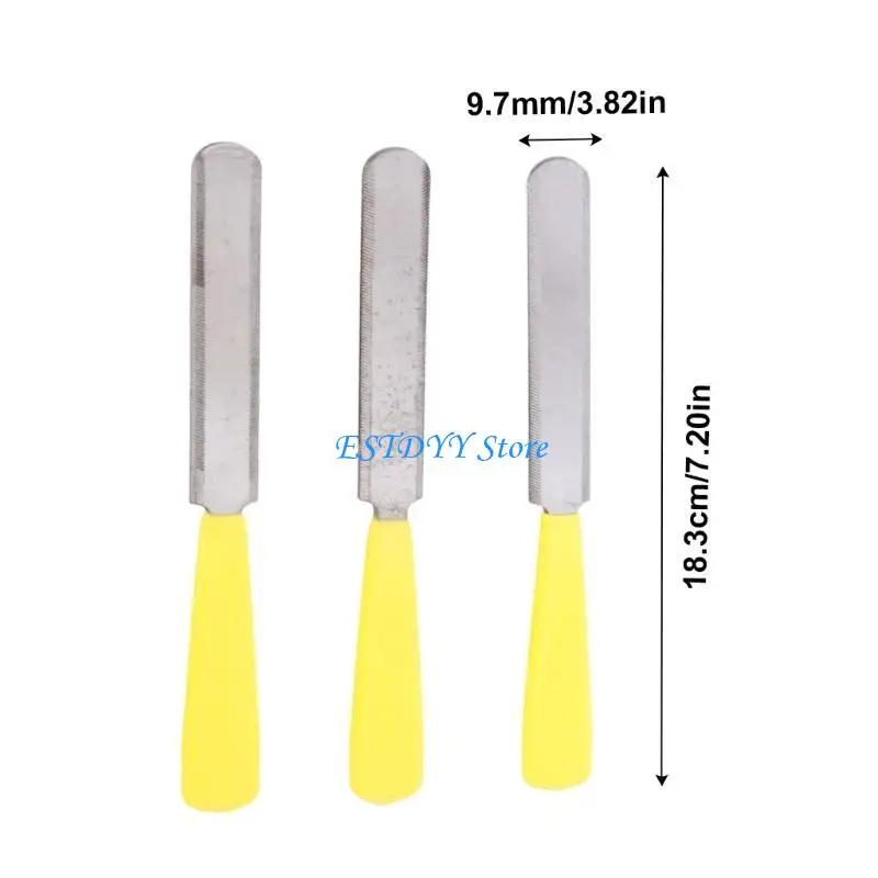 G6DE جيتار الجوز الملفات مزدوجة حافة الجوز الشق الملفات مجموعة الحنق تتويج الملفات Luthier أدوات لموسيقى الجاز باس مجموعة جيتار #6