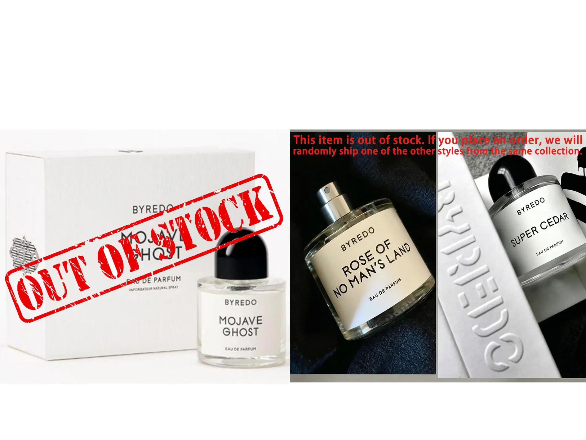

BYREDO Perfume 100ml Mojave Ghost Gypsy Water Rose Of No Man's Land Super Cedar Fragancia Larga Duración Luxury EDP Spray