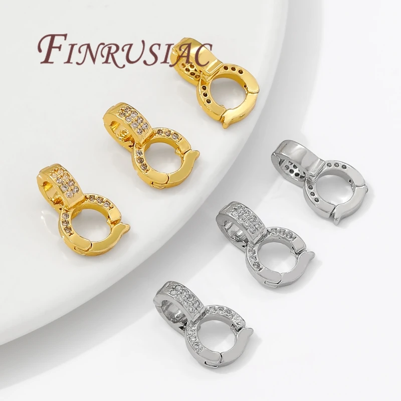 18K Gold Plated Pendant Holder,Bail Clasp For Pendant,Necklace Bails,Connectors For Jewelry,DIY Accessories image 3
